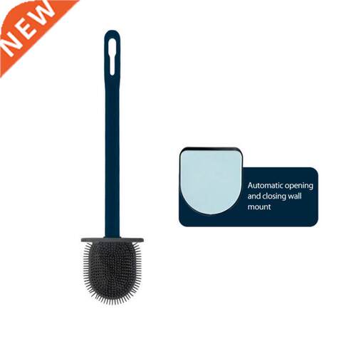 Silicone Brush Toilet Holder Creative Cleaning Brush Set Toi