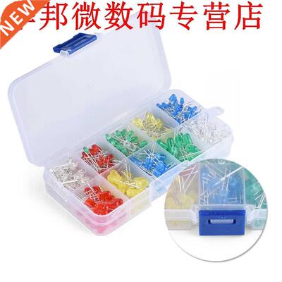375PCS 3MM 5MM LED Light Emitting Diode Bes Resistance Lig