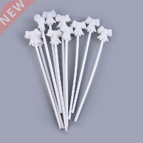 New 10pcs 19cm Automatic Balloon Towbar White Bow-Knot Ball