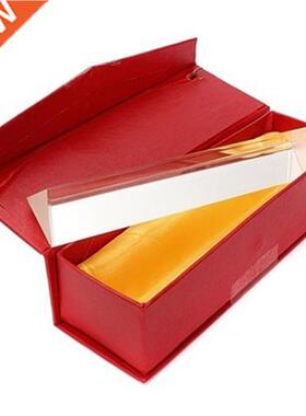 15cmx3cm Rainbow Optical Glass Triple Triangular Prism Physi