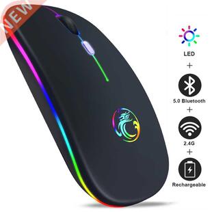 Wireless Mouse RGB Bluetooth Mouse Wireless Computer Mouse G