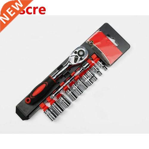 12 pc/set 1/4 Inch Socket Wrench Set CR-V Drive Ratchet Wren