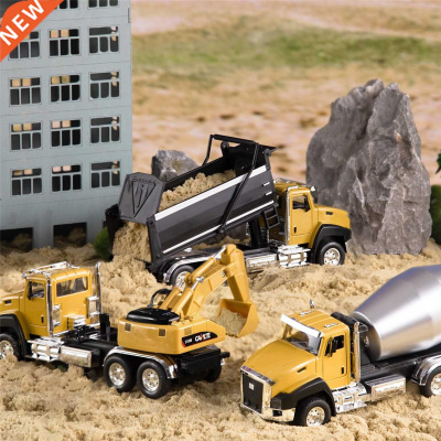 3 Pack of Diecast Engineering Construction Vehicles Dump Dig