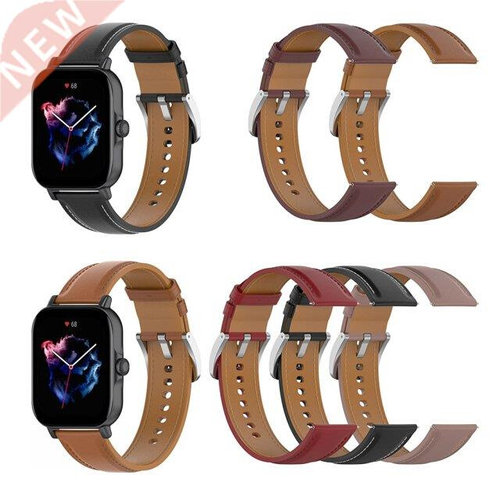 Smart Watch Full-grain Leather Strap for Huami Amazfit GTS3