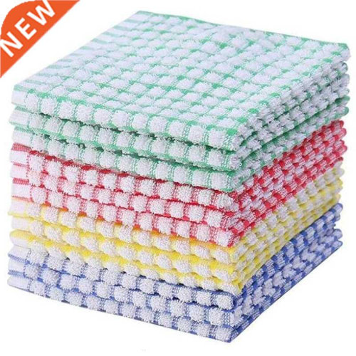 Kitchen Dish Towels, Bulk Cotton Kitchen Hand Towels, 10 Pac
