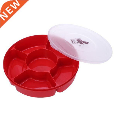 Tray Serving Platter Snack With Divided Lid Candy Fruit Nut