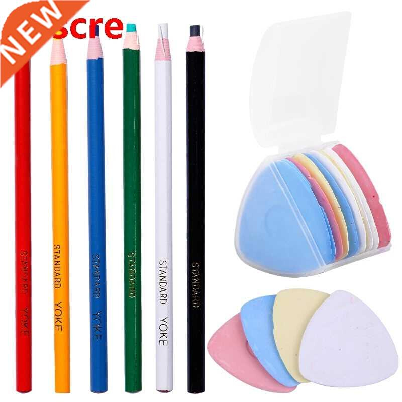 10pcs Colorful Erasable Fabric Tailors Chalk Fabric 6 Piece