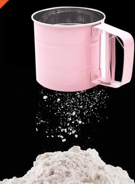 Sifter Sieve Strainer Cake Baking Household Handheld Mesh Fl