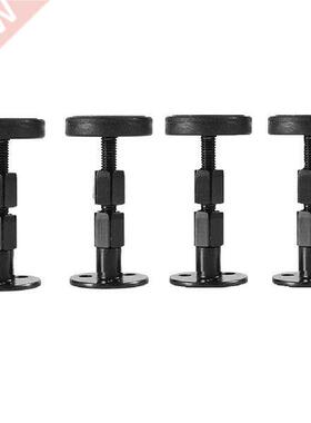 4 Pack Bed Frame Bumper Black Adjustable Furniture Pad