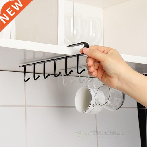 Kitchen Cabinet Hooks Organizer Shelf Bathroom Accessories