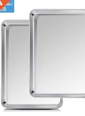 Stainless Steel Food Baking Tray Steamed Sausage Dish Rectan