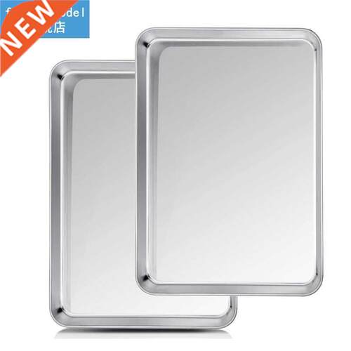 Stainless Steel Food Baking Tray Steamed Sausage Dish Rectan