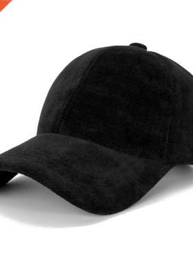 Women's Winter Warm Wool Woolen Tweed Peaked Baseball Cap Ha