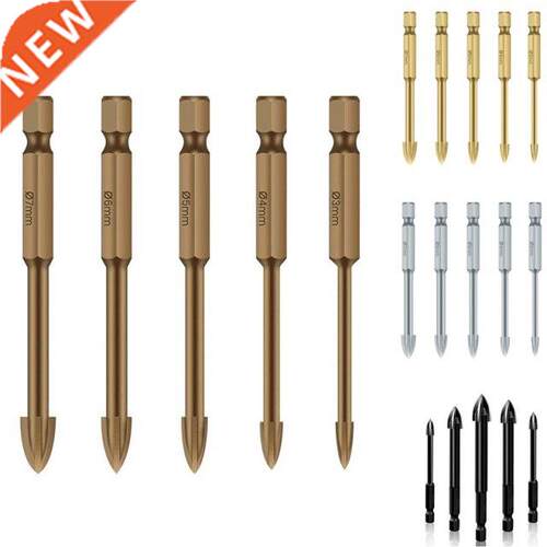 Universal Drilling Tool 5PCS,Concrete Drill Bit&Masonry Dril