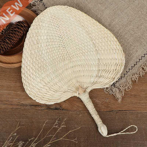 1PC Hand-woven Mosquito Repellent Fan Summer Manual Straw