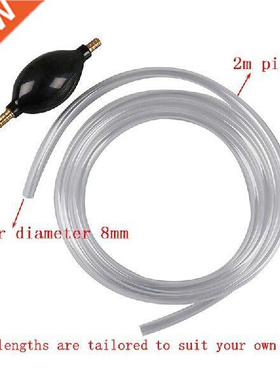 1pc Auto Car Siphon Syphon Hose Tube Liquid Transfer Manual