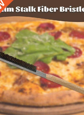 94PF Rubber Wood Hand Grill Brushes with Palm Stalk Fiber