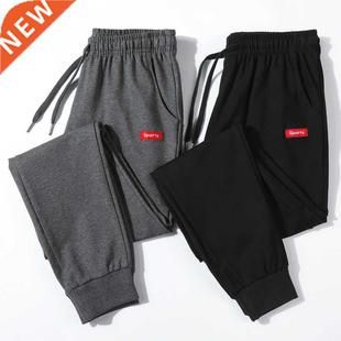 New Sweatpants Men's streetwear Pants Fashion Pencil linen P