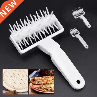 New Plastic Pastry Pizza Cookies Dough Roller Needle Wheels