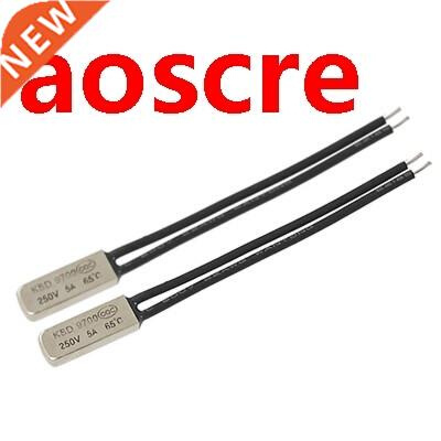 2 Pcs KSD9700 65 Degree Celsius NC Thermostat Temperature Sw