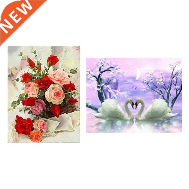 2 Set  Diamond Painting Kit Diamond Rhinestone Fashion Gi