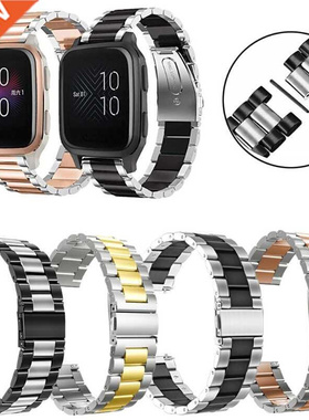 Stanless Steel Watch Band Metal Strap For -Garmn venu SQ S