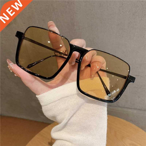 2022 New Vintage Fashion Sunglasses For Women Metal Square F