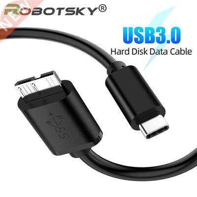 1m/0.5m Type C to USB B Cable Male To Male Micro USB Connec