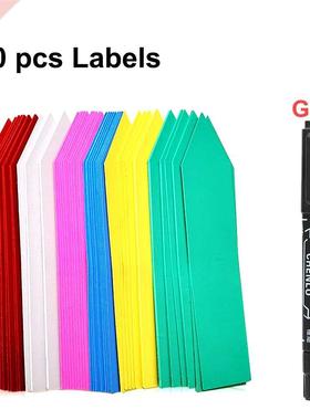 60Pcs 10CM Plant Labels Garden Sign Waterproof Nursery Plaqu
