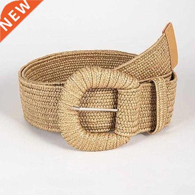 New Retro Women Summer Pin Buckle Belts Fashion Female Braid