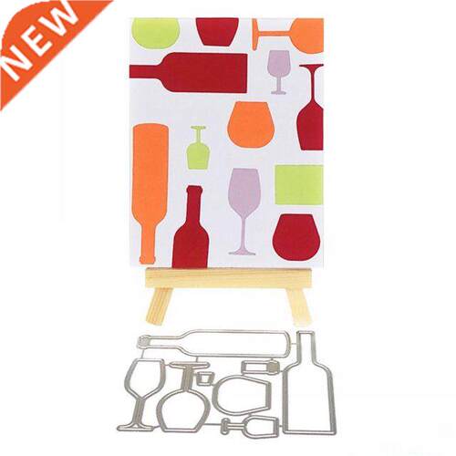 Wine Bottle Design Metal Cutting Die Stencils For DIY Scrapb