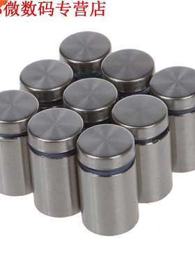 Rvs Klemmen voor Reclame, 19mm x 30mm, 9 stuks