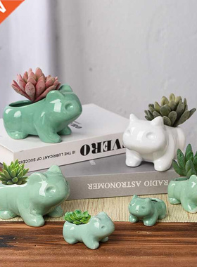 Mini Pokemon Ceramic Flower pot Creative magic cartoon anima