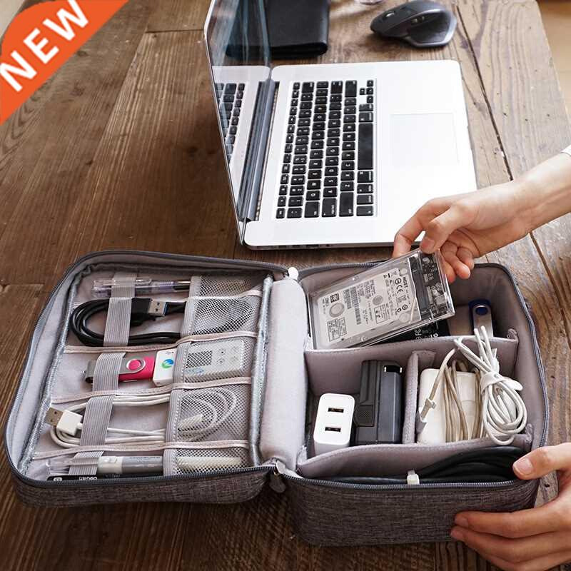 Portable Travel Cable Bag Digital Storage Bags Earphone USB