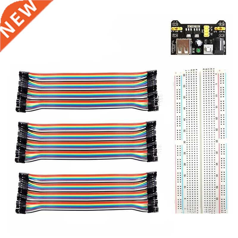 3X Dupont Cable MB-102 830 Point Prototype PCB Solderless Br