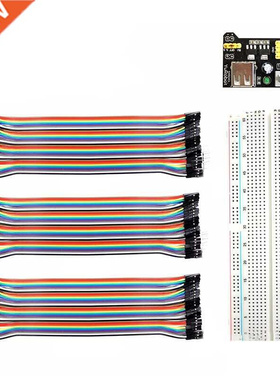 3X Dupont Cable MB-102 830 Point Prototype PCB Solderless Br