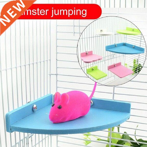 Wood Stand Platform Pet Bird Toys Parrot Rack Hamster