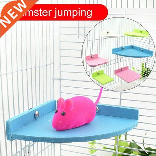 Wood Stand Platform Pet Bird Toys Parrot Rack Hamster