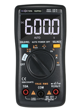 RM102Pro Digital Multimeter Auto 6000 counts Back light AC/D