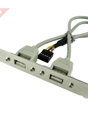 PCI 2 PORTS USB 2.0 A Female Screw to Motherbod 9pin heade