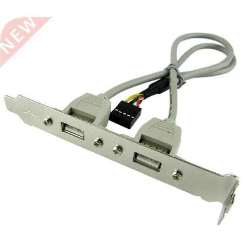 PCI 2 PORTS USB 2.0 A Female Screw to Motherbod 9pin heade