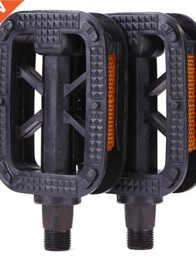 1 Pair Plastics Anti-skid Bike Ball Bearing Pedals for MTB