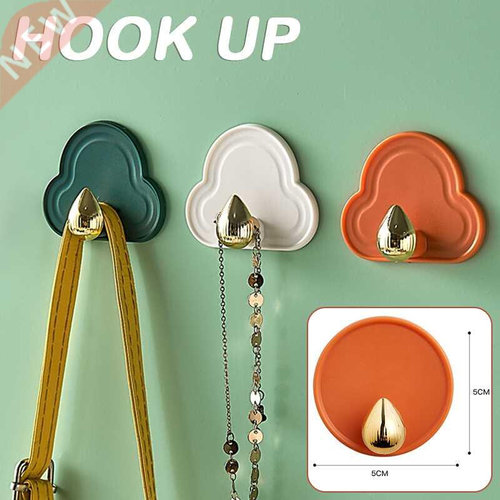 Cloud Wall Mound Self-adhesive Handbag Holder Coat Rack