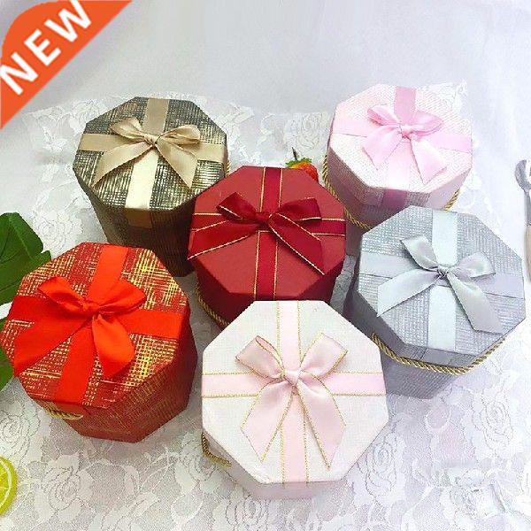 1Pc Octagon Shaped Gift Packaging Wrapping Boxes for