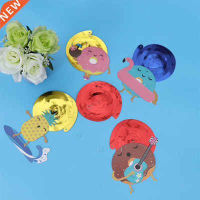 Hawaii Party Swirl Hanging Drop Doughnut Decor Hanging Drop