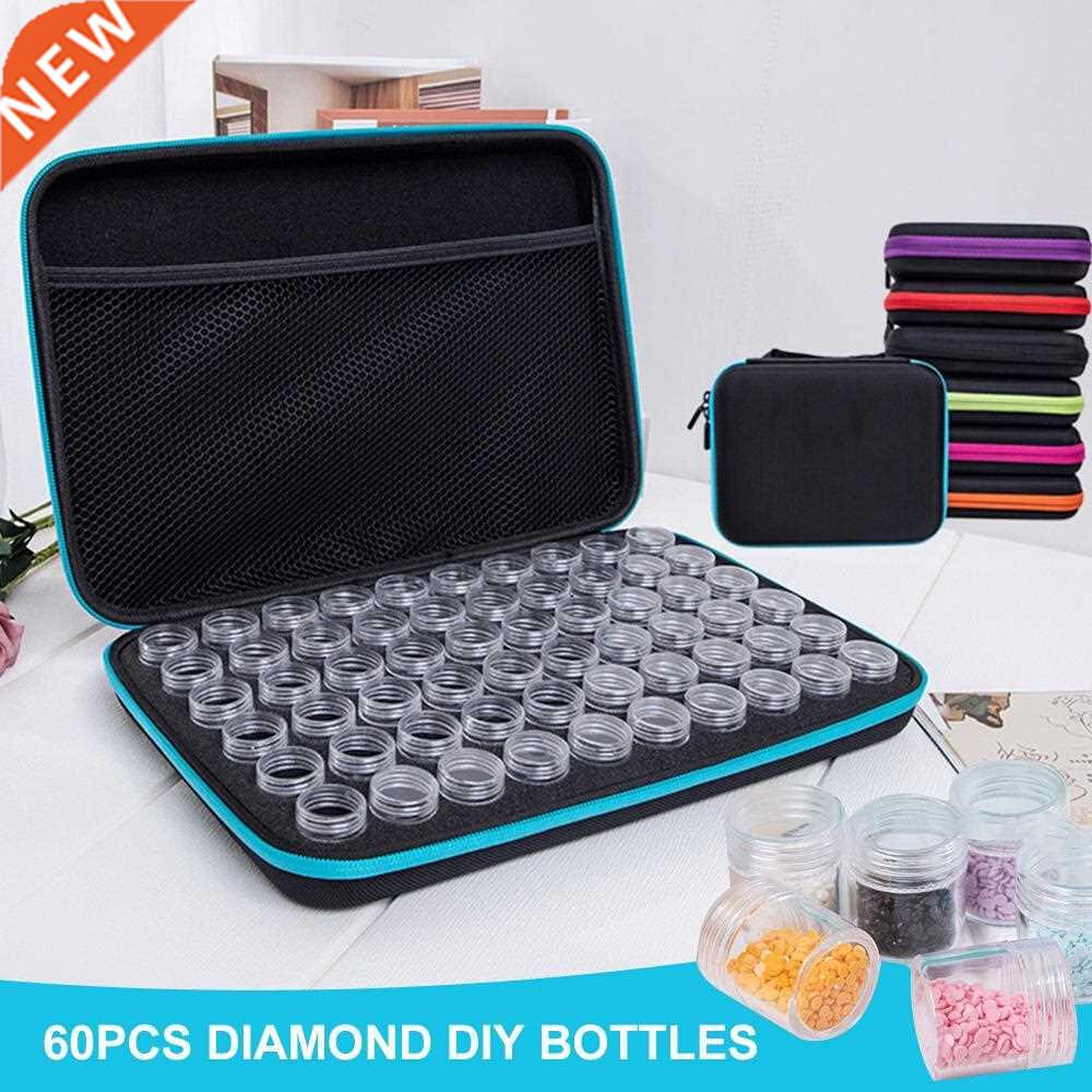 60 Bottles Diamond Painting Accessories Container orage Ba
