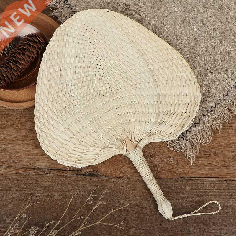 1PC Hand-woven Mosquito Repellent Fan Summer Manual Straw