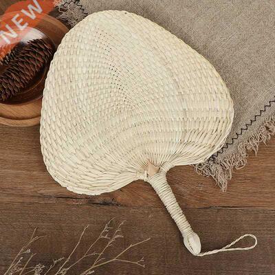 1PC Hand-woven Mosquito Repellent Fan Summer Manual Straw