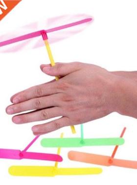 Bamboo-copter Outdoor Toy for Toddler Flying Stick Funny