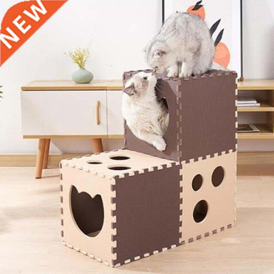 EVA Cat Tunnels Tube Toy House Bed Pet Play Collapsible Maze